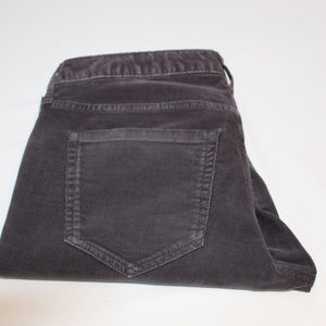 Eddie Bauer Boyfriend Slim Leg Cord Pants Smoke